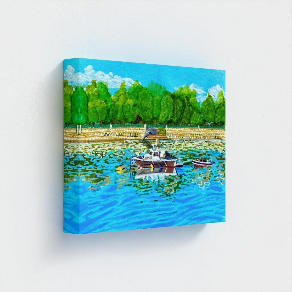 Boat on the Thames Canvas Print