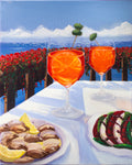 Lunch by the Sea Original Painting